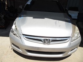 2007 Honda Accord SE Silver Sedan 3.0L AT #A24936